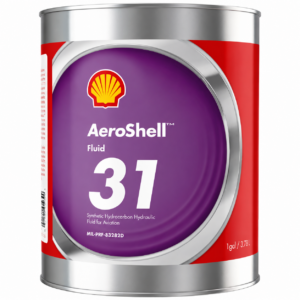 AeroShell Fluid 31 Aircraft Hydraulic Fluid 1USG Can *MIL-PRF-83282D